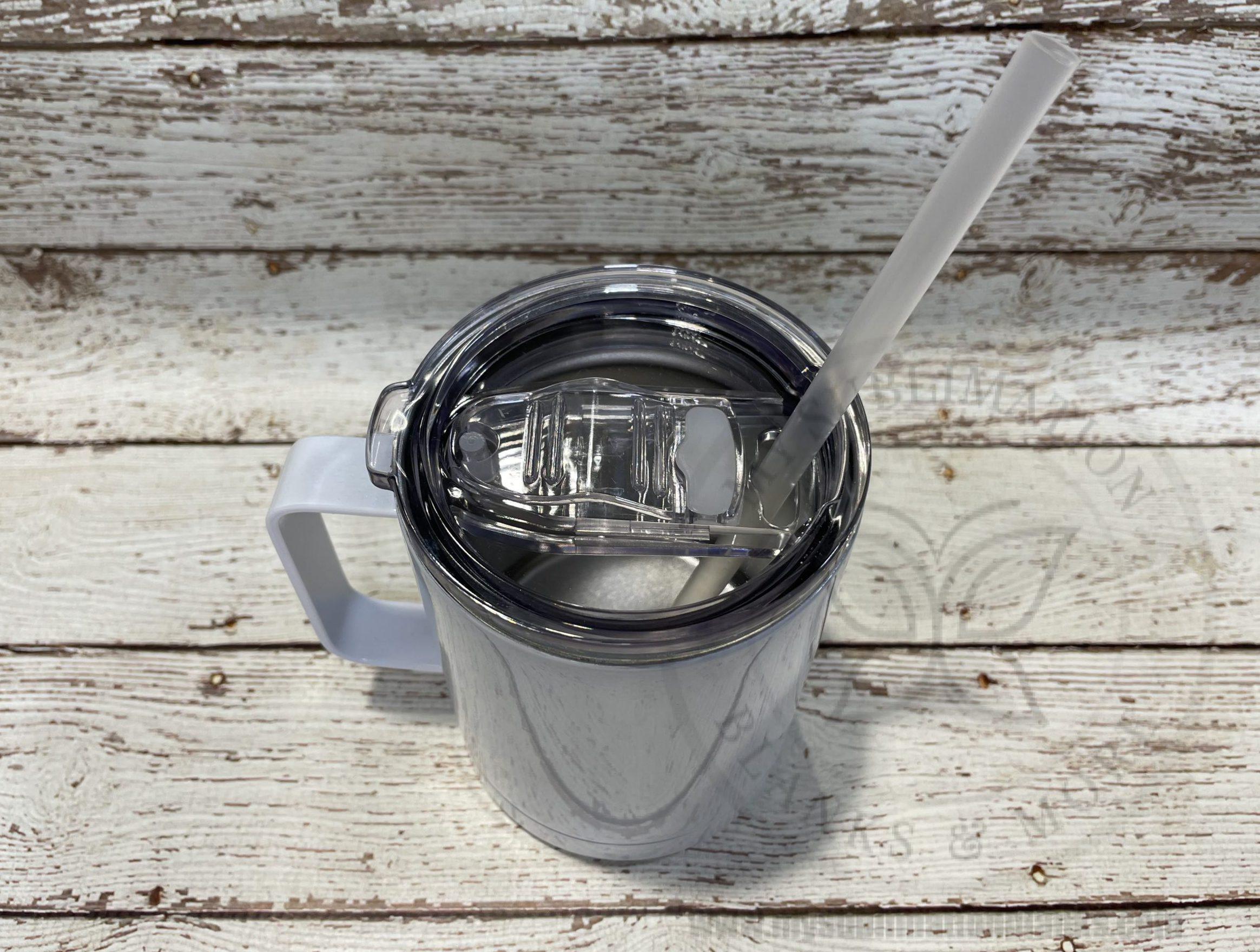 Camping Mug - 12oz. with Straw - My Sublimation Blanks & More